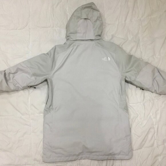 NORTH FACE DIAMETER DOWN HYBRID WHITE MENS SKI JACKET LARGE CANADA MOOSE STONE - Picture 4 of 6